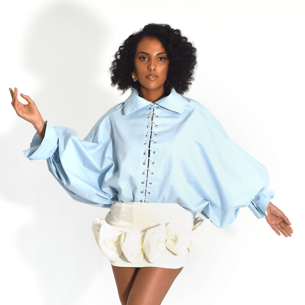 Camisa Celeste